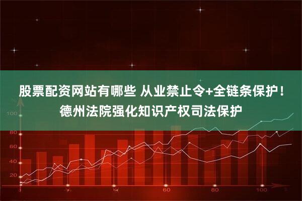 股票配资网站有哪些 从业禁止令+全链条保护！德州法院强化知识产权司法保护